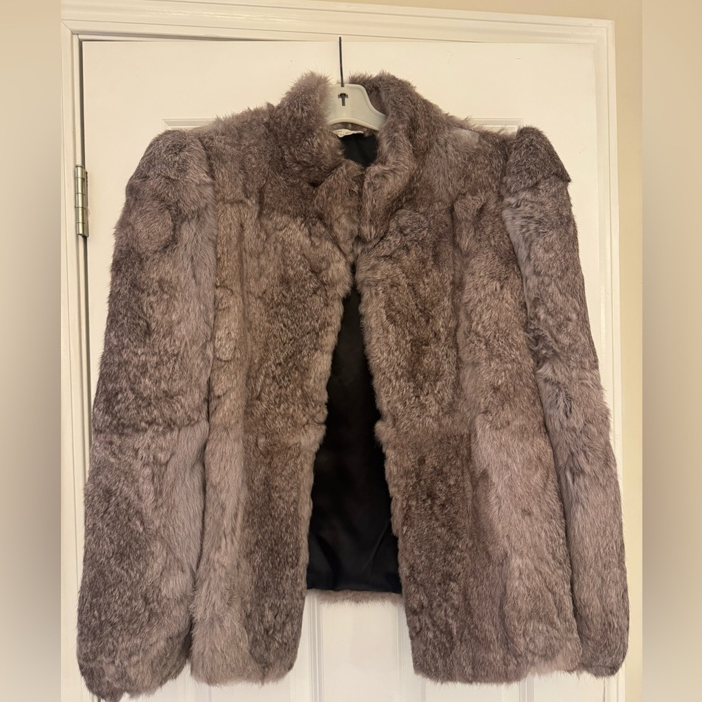 Vintage Ada Rabbit Fur Jacket - Picture 1 of 8